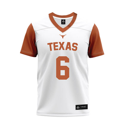 Texas - NCAA Football : Dia Bell - White Premium Football Jersey-0