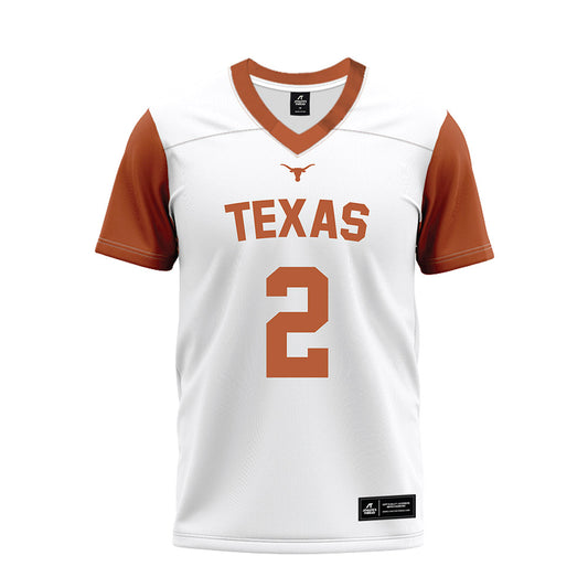 Texas - NCAA Football : Daylan Smothers - White Premium Football Jersey-0