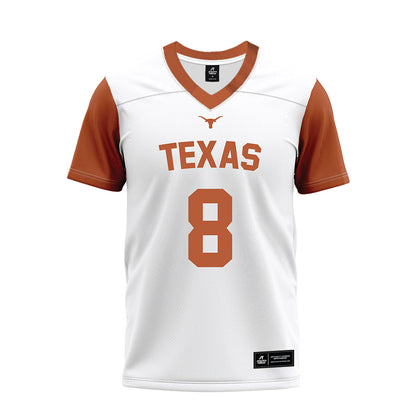 Texas - NCAA Football : Kade Phillips - White Premium Football Jersey-0