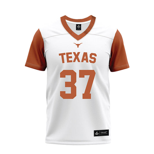 Texas - NCAA Football : Jonathan Cunningham - White Premium Football Jersey-0