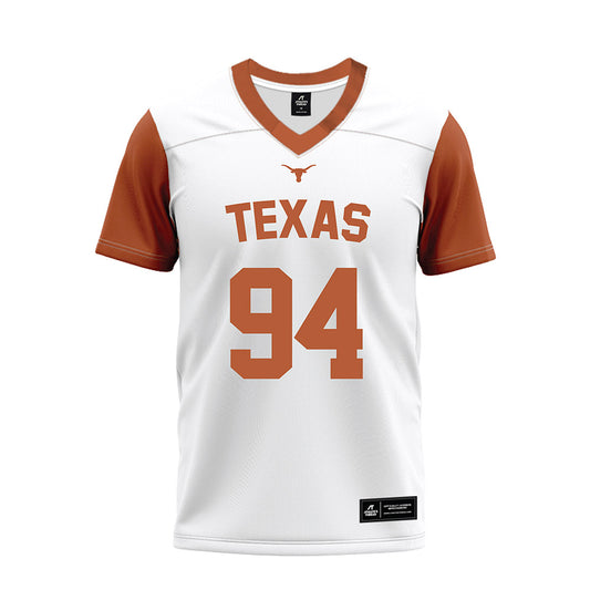 Texas - NCAA Football : JAMARION CARLTON - White Premium Football Jersey-0