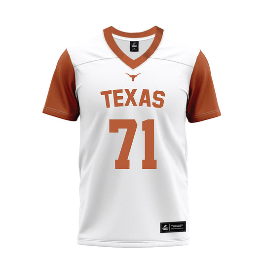 Texas - NCAA Football : Melvin Siani - White Premium Football Jersey-0