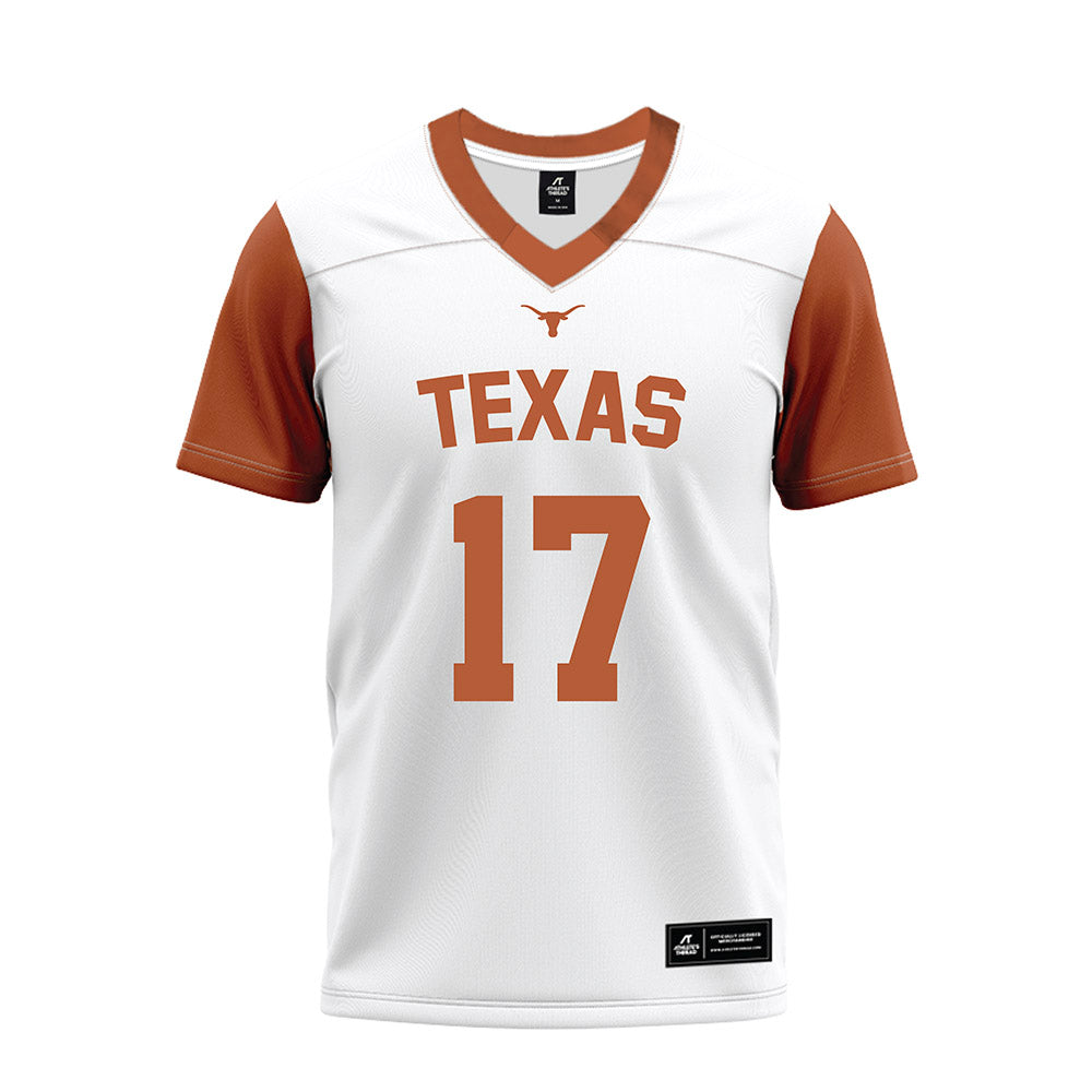 Texas - NCAA Football : Daylan McCutcheon - White Premium Football Jersey-0