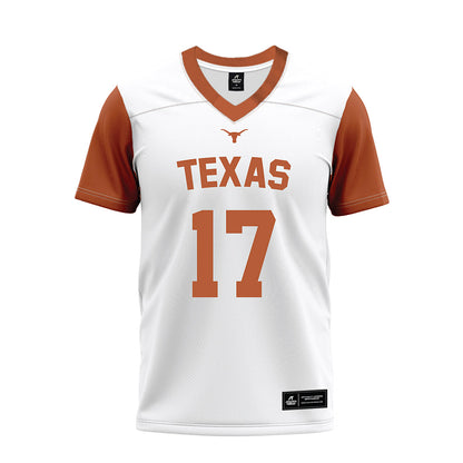 Texas - NCAA Football : Daylan McCutcheon - White Premium Football Jersey-0