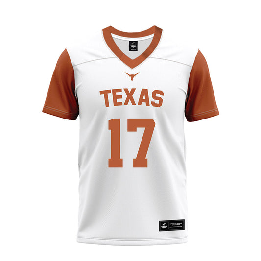 Texas - NCAA Football : Daylan McCutcheon - White Premium Football Jersey-0