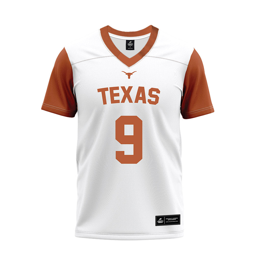 Texas - NCAA Football : Jonah Williams - White Premium Football Jersey-0