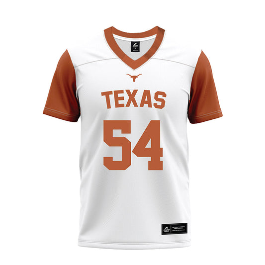 Texas - NCAA Football : Cole Hutson - White Premium Football Jersey-0