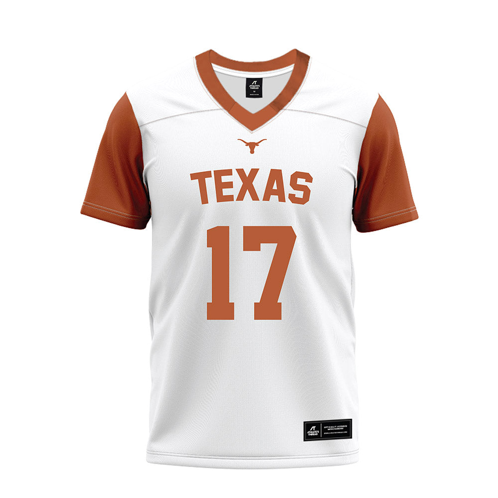 Texas - NCAA Football : Daylan Mccutcheon - White Premium Football Jersey-0