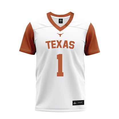 Texas - NCAA Football : Colin Simmons - White Premium Football Jersey-0