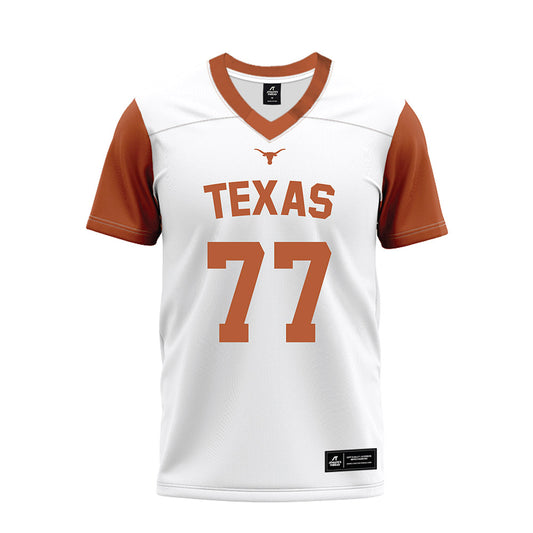 Texas - NCAA Football : Andre Cojoe - White Premium Football Jersey-0