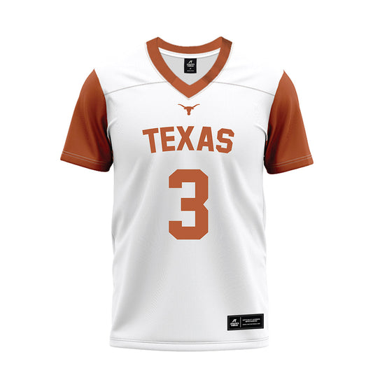 Texas - NCAA Football : Rasheem Biles - White Premium Football Jersey-0