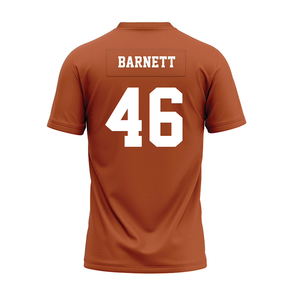 Texas - NCAA Football : Spencer Barnett - Premium Football Jersey-1