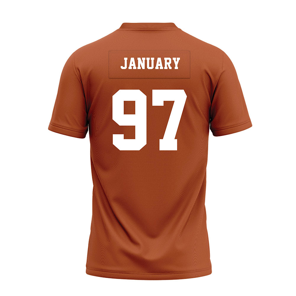 Texas - NCAA Football : Alex January - Premium Football Jersey-1