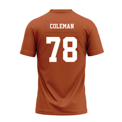 Texas - NCAA Football : Jordan Coleman - Premium Football Jersey-1
