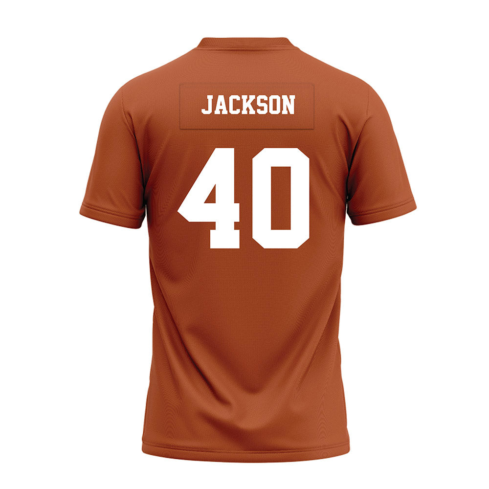 Texas - NCAA Football : Lance Jackson - Premium Football Jersey-1
