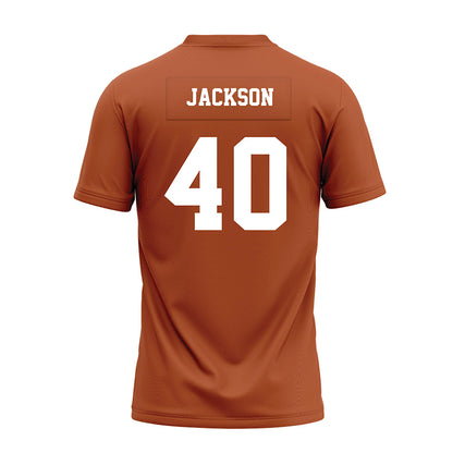 Texas - NCAA Football : Lance Jackson - Premium Football Jersey-1