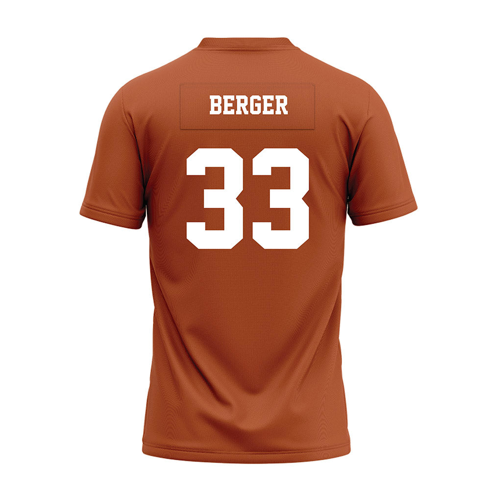 Texas - NCAA Football : Carson Berger - Premium Football Jersey-1