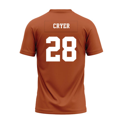 Texas - NCAA Football : Justin Cryer - Premium Football Jersey-1