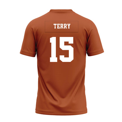 Texas - NCAA Football : Justus Terry - Premium Football Jersey-1