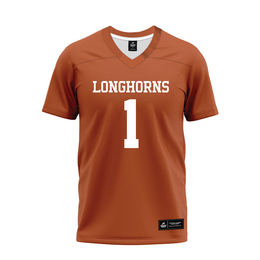 Texas - NCAA Football : Jaylon Guilbeau - Premium Football Jersey-0