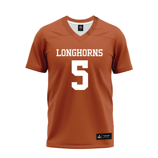Texas - NCAA Football : Derrek Cooper - Premium Football Jersey-0