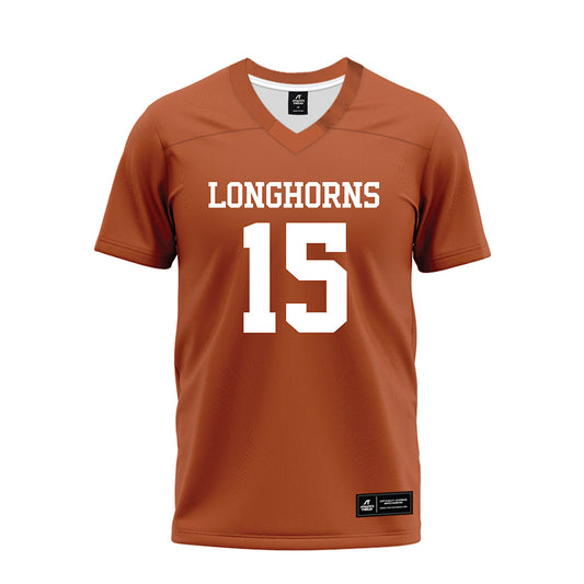 Texas - NCAA Football : Michael Masunas - Premium Football Jersey-0