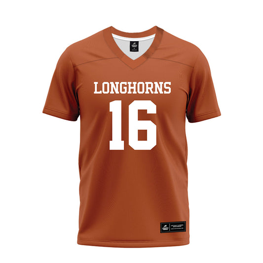 Texas - NCAA Football : Tyler Atkinson - Premium Football Jersey-0