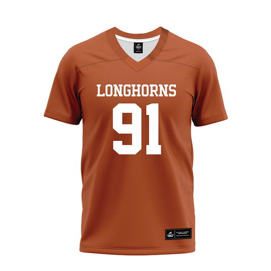 Texas - NCAA Football : Ethan Burke - Premium Football Jersey-0