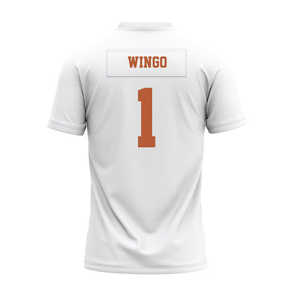 Texas - NCAA Football : Ryan Wingo - White Premium Football Jersey-1
