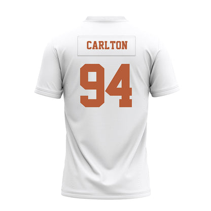 Texas - NCAA Football : JAMARION CARLTON - White Premium Football Jersey-1