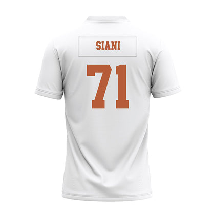 Texas - NCAA Football : Melvin Siani - White Premium Football Jersey-1