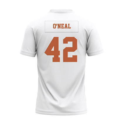 Texas - NCAA Football : Trott O'Neal - White Premium Football Jersey-1