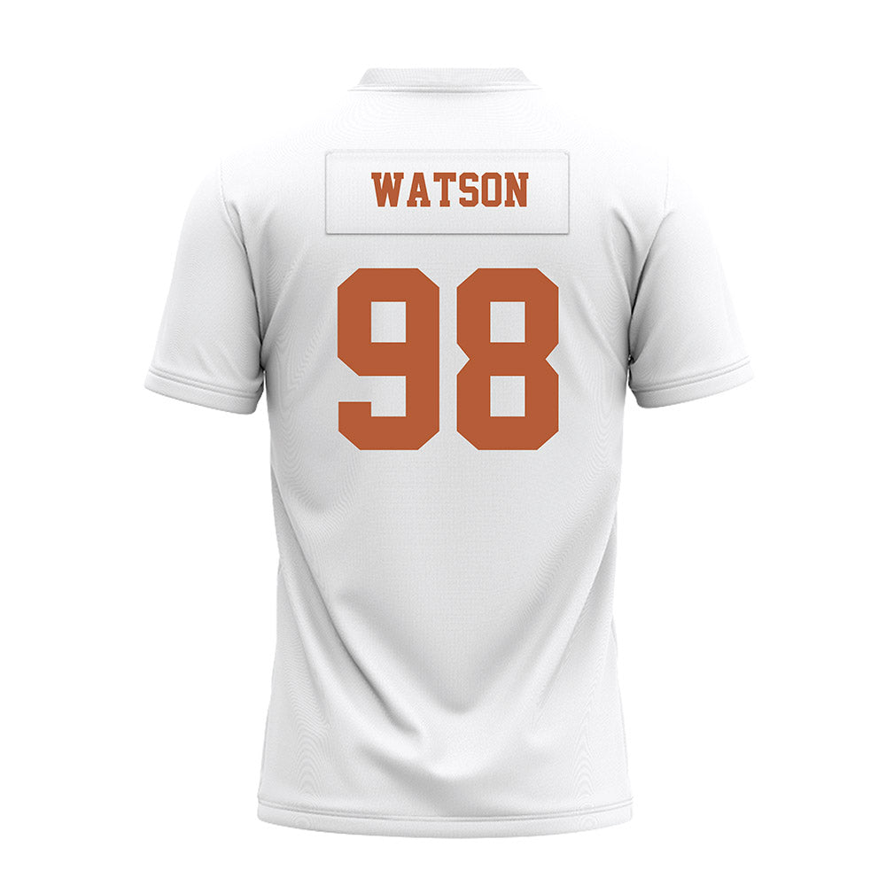 Texas - NCAA Football : Maraad Watson - White Premium Football Jersey-1