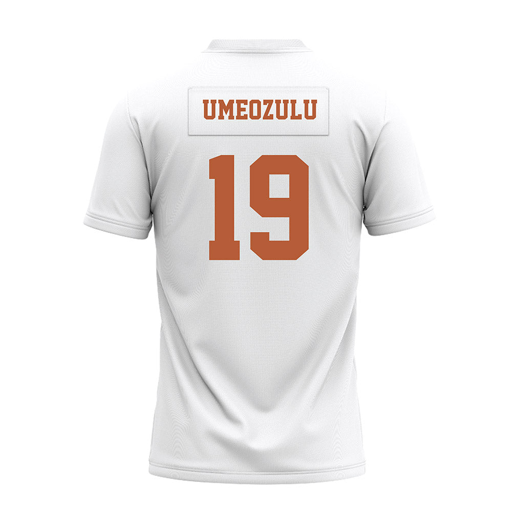 Texas - NCAA Football : Zina Umeozulu - White Premium Football Jersey-1