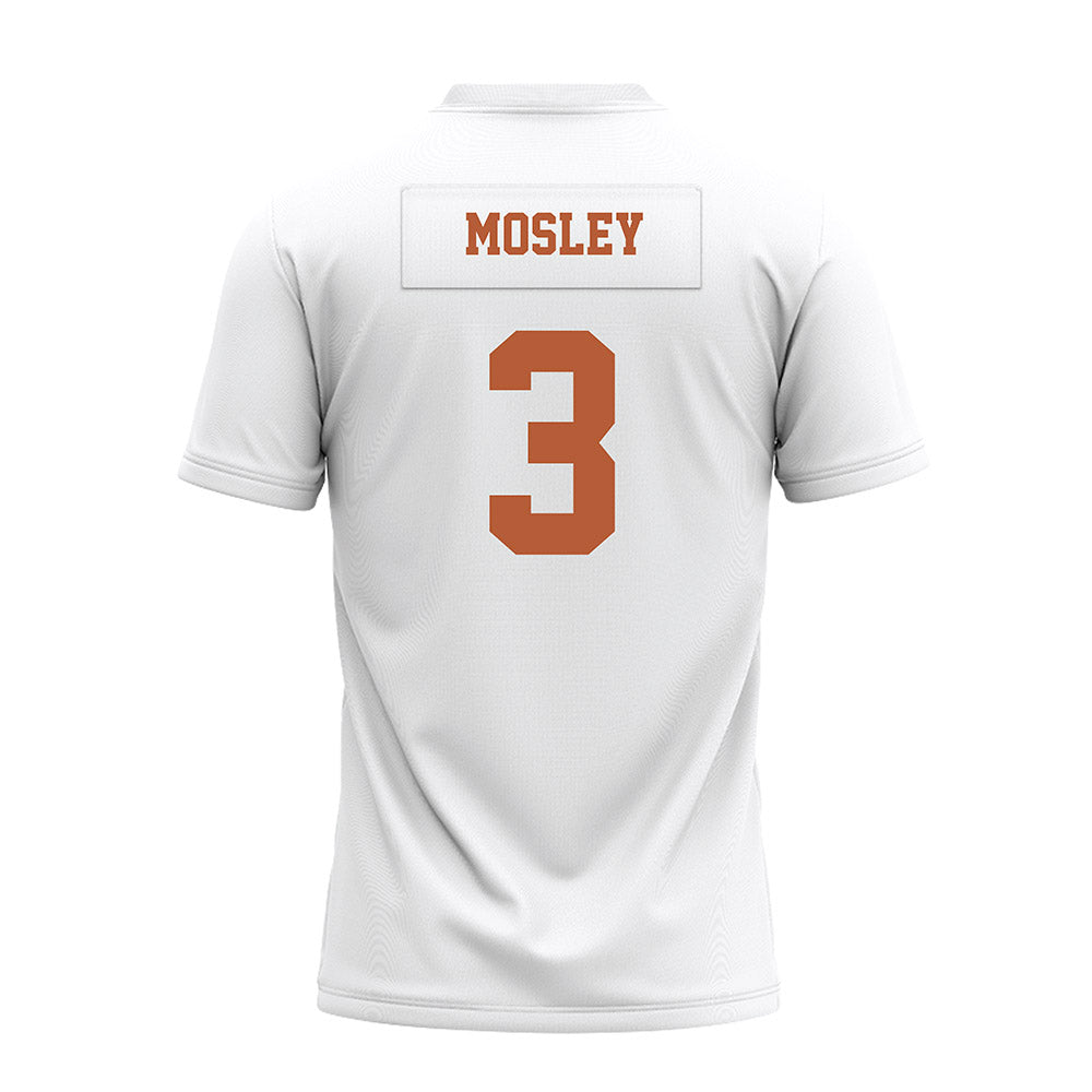 Texas - NCAA Football : Emmett Mosley - White Premium Football Jersey-1