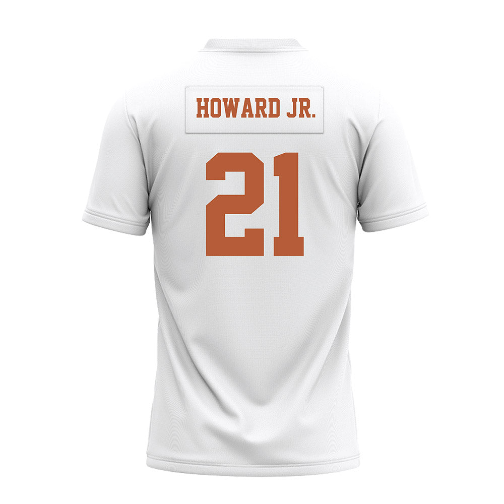 Texas - NCAA Football : Hayward Howard Jr. - White Premium Football Jersey-1