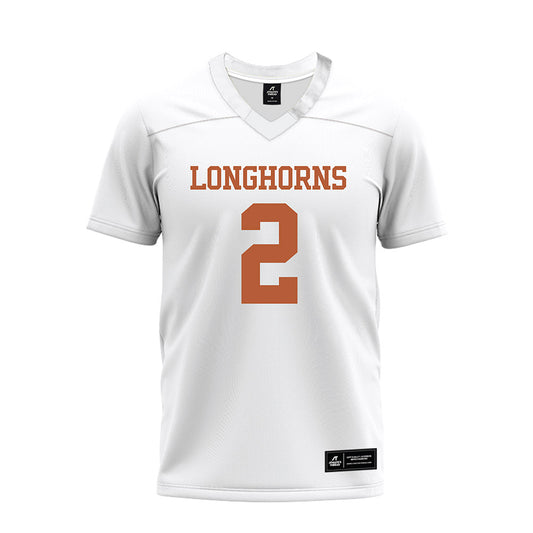 Texas - NCAA Football : Daylan Smothers - White Premium Football Jersey-0