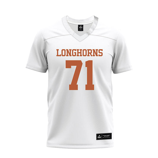 Texas - NCAA Football : Melvin Siani - White Premium Football Jersey-0