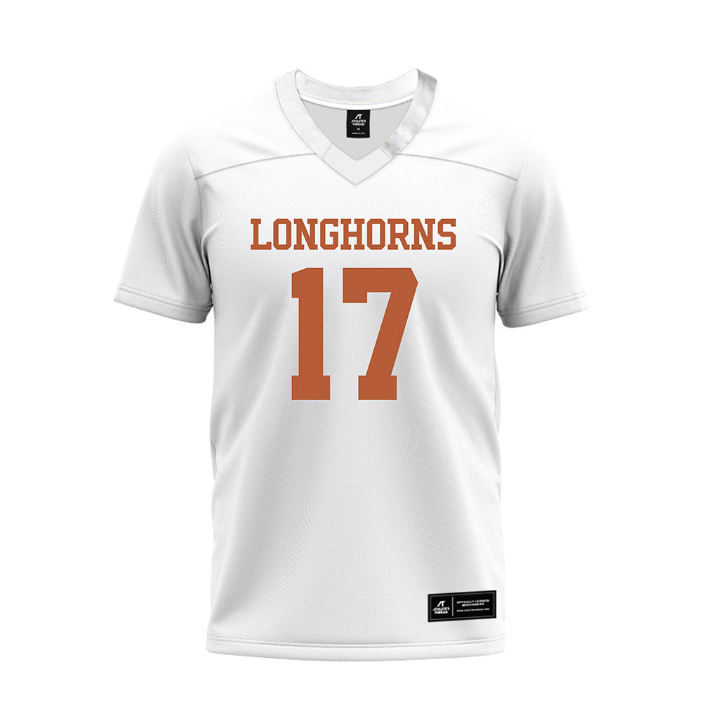 Texas - NCAA Football : Daylan McCutcheon - White Premium Football Jersey-0