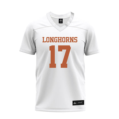 Texas - NCAA Football : Daylan McCutcheon - White Premium Football Jersey-0