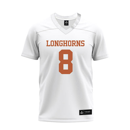 Texas - NCAA Football : Kade Phillips - White Premium Football Jersey-0