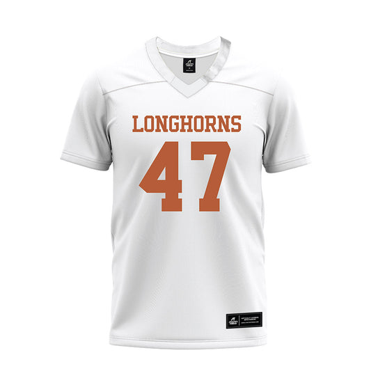Texas - NCAA Football : Charles Feris - White Premium Football Jersey-0
