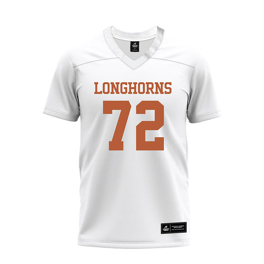 Texas - NCAA Football : Nicolas Robertson - White Premium Football Jersey-0