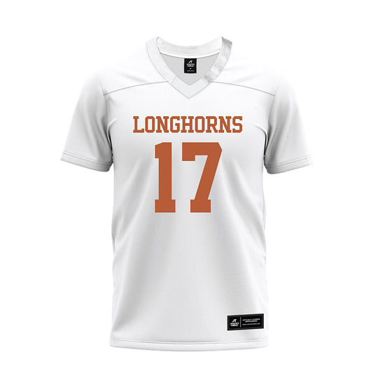 Texas - NCAA Football : Daylan McCutcheon - White Premium Football Jersey-0