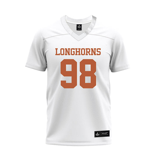 Texas - NCAA Football : Maraad Watson - White Premium Football Jersey-0