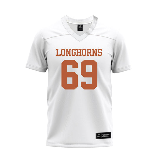 Texas - NCAA Football : Brooks Kieschnick - White Premium Football Jersey-0