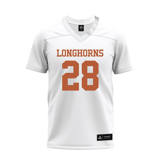 Texas - NCAA Football : Jett Walker - White Premium Football Jersey-0