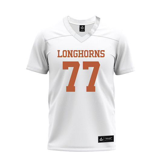 Texas - NCAA Football : Andre Cojoe - White Premium Football Jersey-0