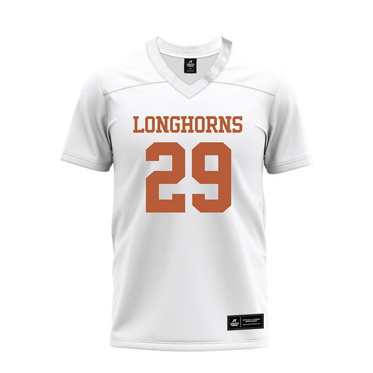 Texas - NCAA Football : Graceson Littleton - White Premium Football Jersey-0