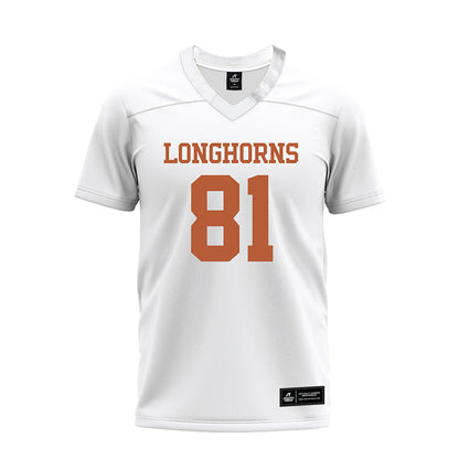 Texas - NCAA Football : Nick Townsend - White Premium Football Jersey-0
